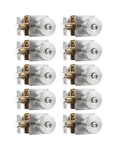 10 Pack Interior Privacy Door Knob With Lock, Brushed Nickel Keyless Han.... Fixed Price $171.27.