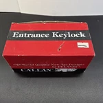 Callan By Delaney Entrance Keylock Model #100T-BR-US3 Polished Brass No. Fixed Price $24.99.