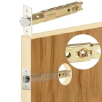 5" Backset Entry Door Latch Fits 19/64" (7.6MM) Square Satin Nickel 5-IN. Fixed Price $24.29.