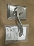 Schlage Accent Lever With Addison Trim Non-turning Lock Nickel Silver Right. Fixed Price $21.99.