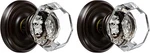 Emtek 8050OTUS10B, Old Town, Two-sided Dummy Door Knob Set Oil Rubbed Bronze. Fixed Price $76.50.