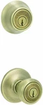 New Kwikset 96900-254 Polo Entry Knob And Single Cylinder Deadbolt Combo Pack ((. Fixed Price $21.90.