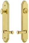 Grandeur Arcgeo Tp Eset 234 Lh Solid Brass Tall Plate Single -. Fixed Price $576.00.