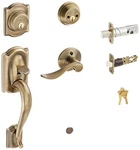 Schlage F62CAM609ACCLH Camelot Handleset Keyed 2-SIDES With Accent Left-handed. Fixed Price $286.06.