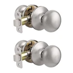 Probrico Door Knobs Interior, Passage 2 Pack, Brushed Nickel. Fixed Price $23.75.