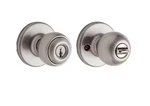 Kwikset Polo Satin Nickel Keyed Entry Door Knob Microban 400P-15-CP-K6-V1. Fixed Price $14.99.