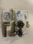 Baldwin En.squ.crr Square Single Cylinder Keyed With Contem, Polished Nickel. Fixed Price $186.90.