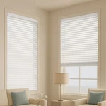 Vevor Faux Wood Blinds 2" Slat 34.5" 60" Cordless Window And Shades. Fixed Price $43.99.