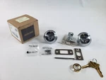 Schlage B62N626 Deadbolt, Keyed Sides, Brushed Chrome For Parts Repair. Fixed Price $19.10.