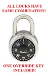 Master 1525 Padlock All Locks Same Combination! W/control Key. Fixed Price $264.99.