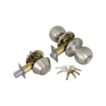 Premier Lock ED03 Stainless Steel Entry Door Knob Combo Set Deadbolt 6 KW1. Fixed Price $32.95.