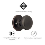 Cambridge Bronze Dummy Brass Door Knob. Fixed Price $28.69.