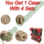 *4-SETS* Kwikset Juno 991J Entry Knob Single Cylinder Deadbolt & 99910-033. Fixed Price $179.99.