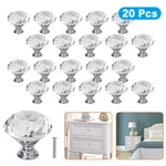 20PCS Glass Diamond Crystal Dresser Knobs Drawer Pull Handle Cabinet Door 30MM. Fixed Price $18.72.
