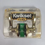 Kwikset Plus Levered Polished Brass Hall & Closet. Fixed Price $23.35.