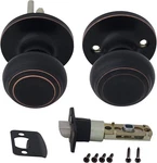 Honeywell Hall And Closet Knob Non-locking Interior With Easy Installation Black. Fixed Price $16.00.