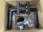 Kwikset 730LSLSQT-514 Lisbon Privacy Door Lever With Square Rose Read-. Fixed Price $26.99.