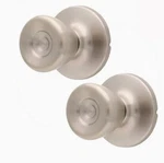 Tulip Passage Door Knob By Lokhaus 2-PACK 1763202E Satin Nickel Silver, Interior. Fixed Price $14.95.