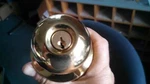 Smr Ip 80 Orbit Knob US3 Polished Brass With Schlage Keyway 2 3/4" Bs. Fixed Price $28.95.