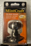 Mintcraft Dummy Door Knob Antique Nickel TGC40. Fixed Price $7.00.
