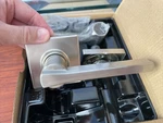Kwikset 200CSL Sqt 15 6AL Rcs Casey Satin Nickel Passage Door Lever Handle. Fixed Price $19.99.