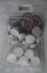 10 Pack Gri 1" Door Recessed Magnetic Switch Set, White New 194-12-W. Fixed Price $44.95.