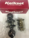 Kwikset 300P 11P Rcal Rcs 93001-541 Polo Bed/bath Knob In Venetian Bronze. Fixed Price $9.99.