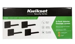 Kwikset Casey Hallway Passage Door Handle Lever Reversible Matte Black 4-PACK. Fixed Price $59.00.