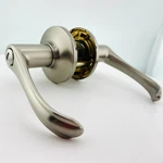 Satin Nickel 619 Privacy Door Lever Lock Bathroom Bedroom Interior Handle. Fixed Price $16.99.