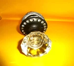 Vintage Glass Door Knob Set W/crystal Studded Plates Unique Interior Decor. Fixed Price $18.95.