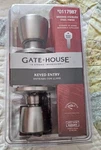 Gatehouse Brushed Stainless Steel Finish Turn Lock Keyed Entry 0117987. Fixed Price $15.00.