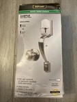 Defiant Castle Satin Nickel Entrance Door Handle With Interior Knob Complete. Fixed Price $19.99.