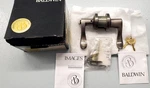 Baldwin 5255-151 Rent Antique Nickel Door Lever 3/8" 3/4" Complete Set. Fixed Price $39.00.