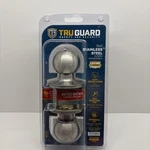 Truguard T3600B KA3 Entry Lockset, Ball-style Knob, Stainless Steel. Fixed Price $12.99.