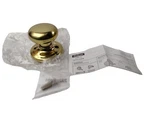 Kwikset 97880-863 Hancock Half-dummy Knob In Polished Brass. Fixed Price $9.29.