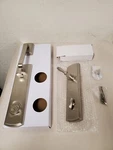 Delaney Italian Briona Single Cylinder Satin Nickel Handleset Interior Left-hand. Fixed Price $63.99.