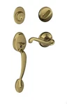 Plymouth Cylinder Handleset Left Antique Brass -schlage F60-PLY-ACC. Fixed Price $35.99.