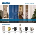 Schlage F170-SIE-CAM Siena Non-turning One-sided Dummy Door Knob. Fixed Price $32.92.