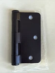 Emtek 9102310B 3.5" X 2.2MM 1/4 Rdcr Plain Bearing Mortise Hinge, Lot Of. Fixed Price $20.00.