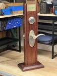 Kwikset Society Brass Door Lock Display Stand Discontinued Premium Line (115). Fixed Price $65.00.