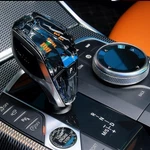Mh 4-PIECE Crystal Shift Knob Handle (lhd) Accessories With Orange Led Light .... Fixed Price $196.65.