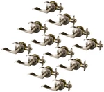 Design House 190884 Stratford Passage Door Lever Set - Nickel. Fixed Price $249.89.