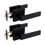 Newbang Solid Door Lever Handle Matte Black Finish - Durable & Easy Install. Fixed Price $64.78.
