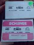 Schlage 40S Ply 612 Privacy Lockset Knob Qty. Fixed Price $56.00.