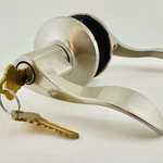 Schlage Compatible Satin Nickel 619 US15 Keyed Entry Door Lock J54 Exterior. Fixed Price $17.99.