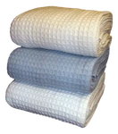 Santa Grace Honeycomb Thermal Waffle Blankets Bed/sofa/couch Throw 100% Cotton. Fixed Price $38.50.
