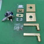Door Lock 3633LSB-BKAET High Quality Handle Zinc Alloy Assembly Gold. Fixed Price $24.00.