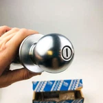 Yale Privacy Door Knob Locking 5302 Copenhagen 380BN US26D Satin Chrome New Nos. Fixed Price $49.49.