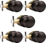 Probrico Interior Door Knobs, Bronze Closet 5 Pack, Oil Rubbed. Fixed Price $88.99.