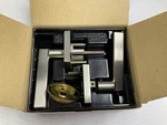 Kwikset Hfl 6AL Rcs Satin Nickel Passage Door Lock Halifax 91540-001. Fixed Price $23.99.